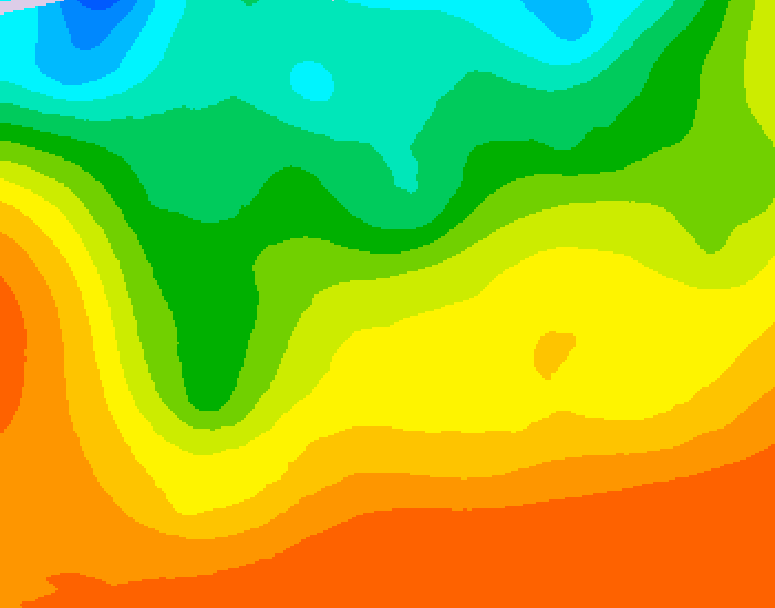 GDPS 500 millibar geopotential height 192 hour forecast chart for Canada based on 2026/08/26 1200Z data