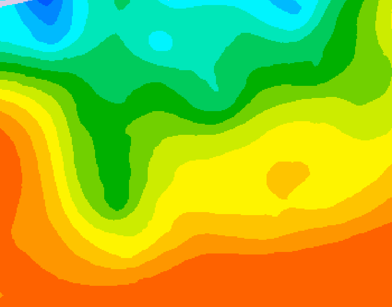 GDPS 500 millibar geopotential height 198 hour forecast chart for Canada based on 2026/08/26 1200Z data
