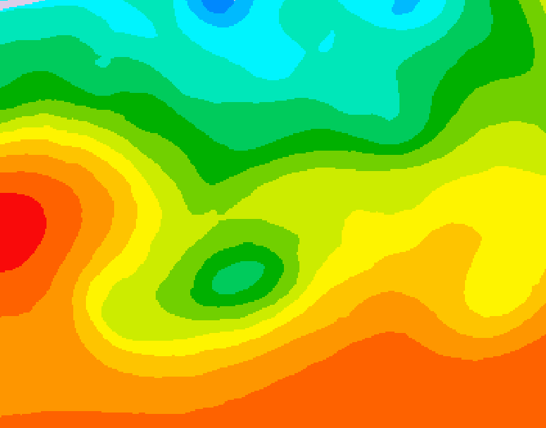 GDPS 500 millibar geopotential height 234 hour forecast chart for Canada based on 2026/08/26 1200Z data