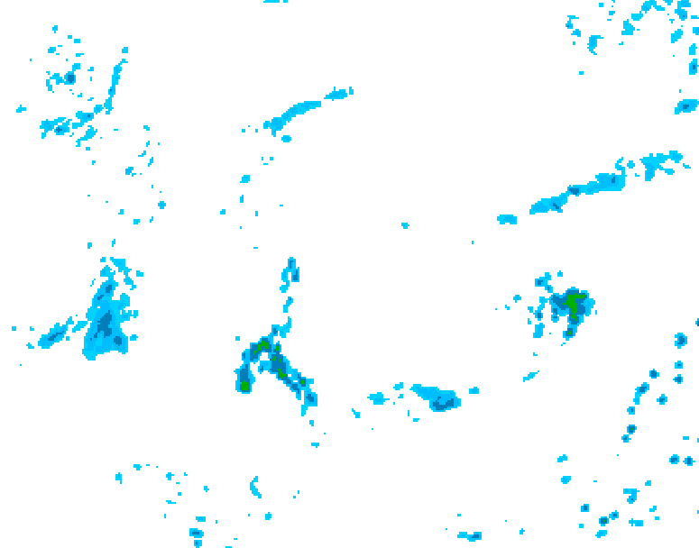 GDPS precipitation 120 hour forecast chart for Canada based on 2026/08/26 0000Z data