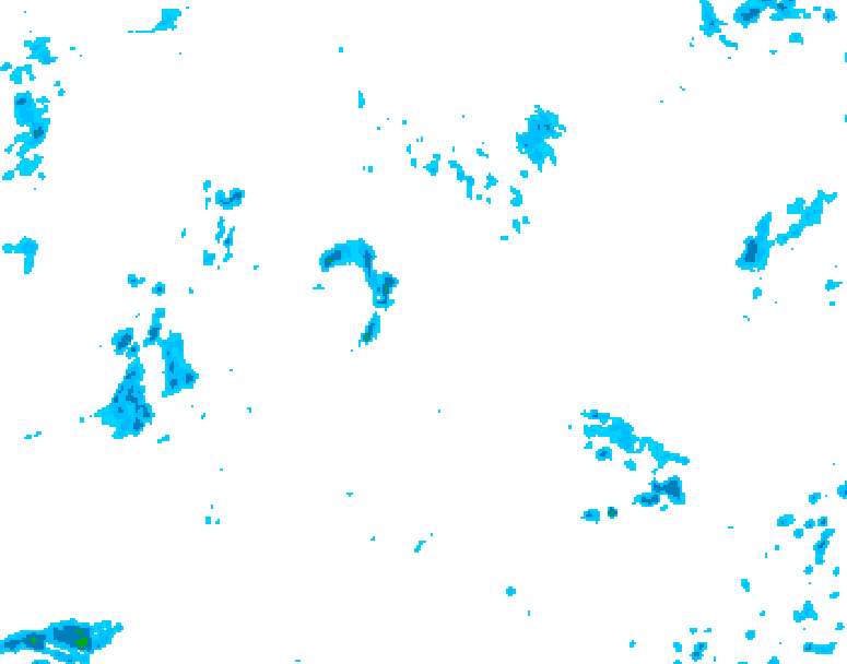 GDPS precipitation 162 hour forecast chart for Canada based on 2026/08/26 1200Z data