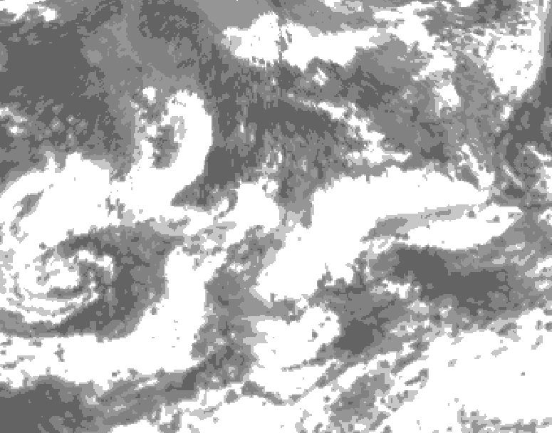 GDPS total cloud 192 hour forecast chart for Canada based on 2026/08/26 0000Z data