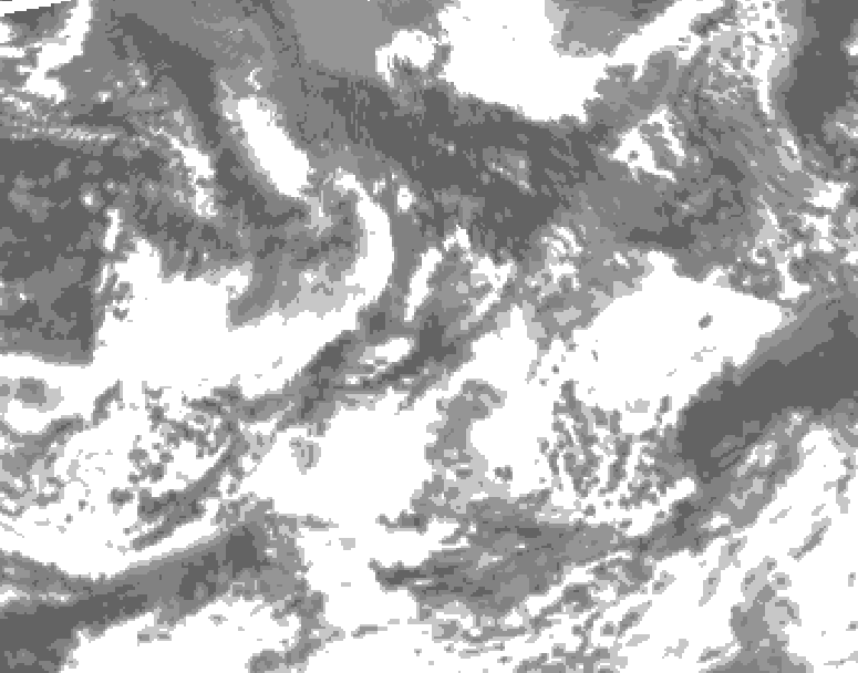 GDPS total cloud 216 hour forecast chart for Canada based on 2026/08/26 0000Z data