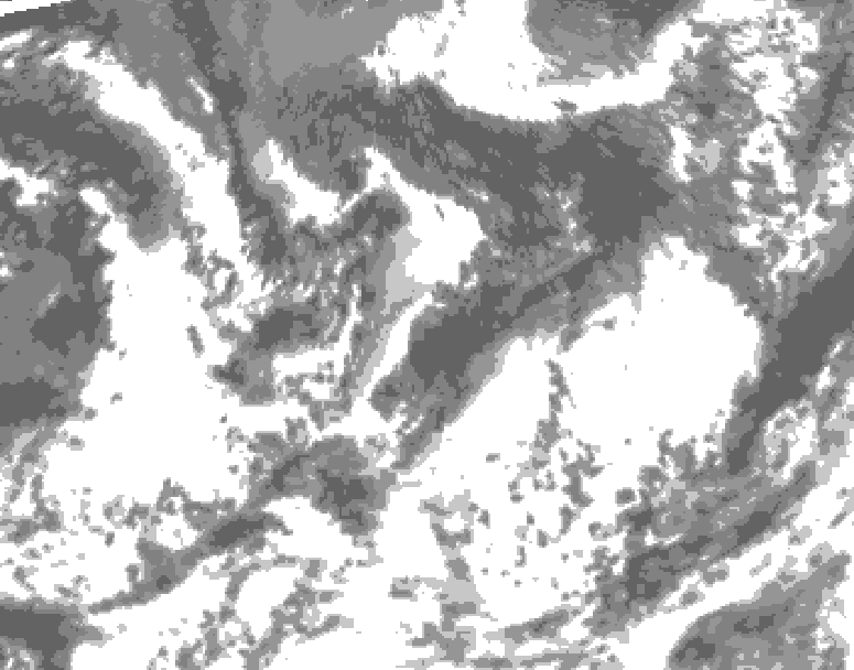 GDPS total cloud 240 hour forecast chart for Canada based on 2026/08/26 0000Z data
