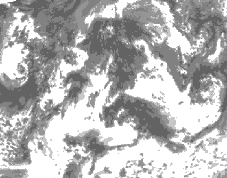 GDPS total cloud 144 hour forecast chart for Canada based on 2026/08/26 1200Z data