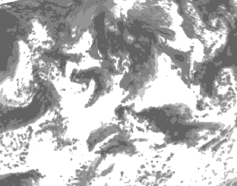 GDPS total cloud 156 hour forecast chart for Canada based on 2026/08/26 1200Z data