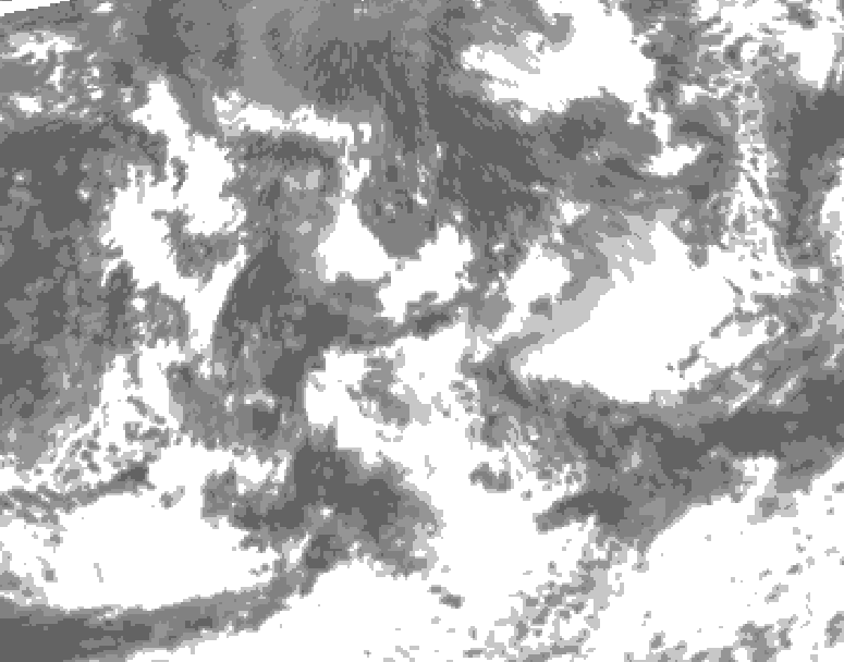 GDPS total cloud 198 hour forecast chart for Canada based on 2026/08/26 1200Z data