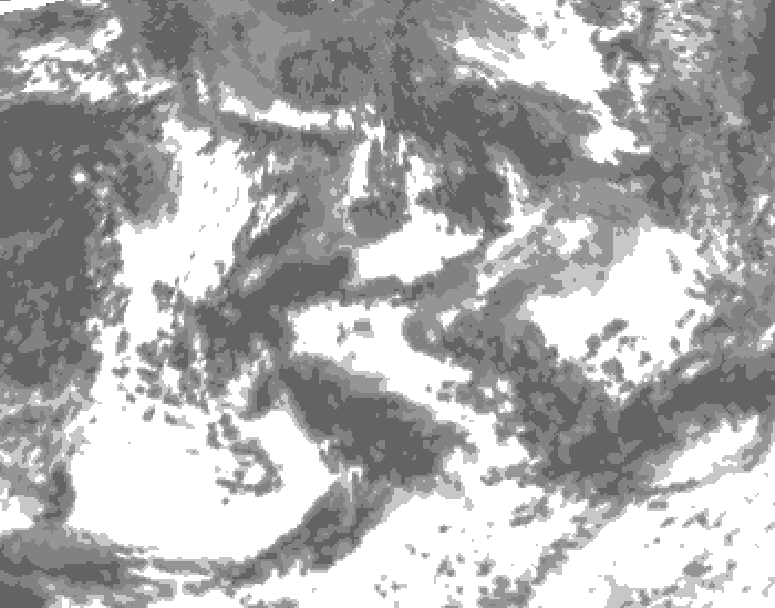 GDPS total cloud 210 hour forecast chart for Canada based on 2026/08/26 1200Z data