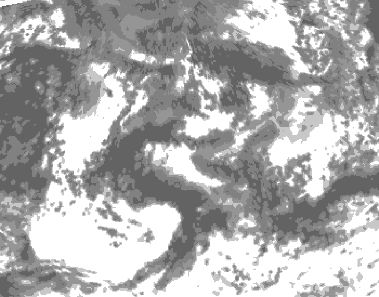 GDPS total cloud 216 hour forecast chart for Canada based on 2026/08/26 1200Z data