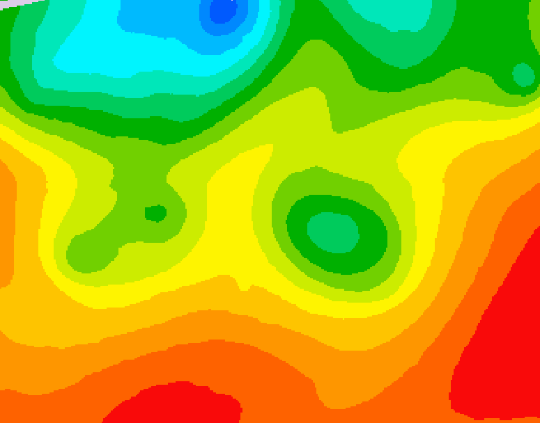 GDPS 500 millibar geopotential height 048 hour forecast chart for Canada based on 2026/08/27 0000Z data
