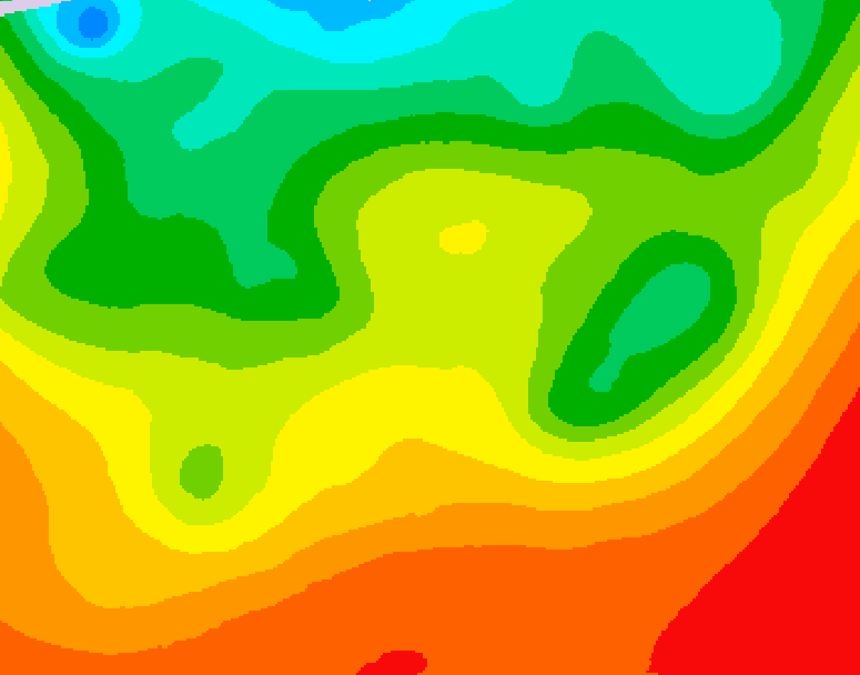 GDPS 500 millibar geopotential height 084 hour forecast chart for Canada based on 2026/08/27 0000Z data