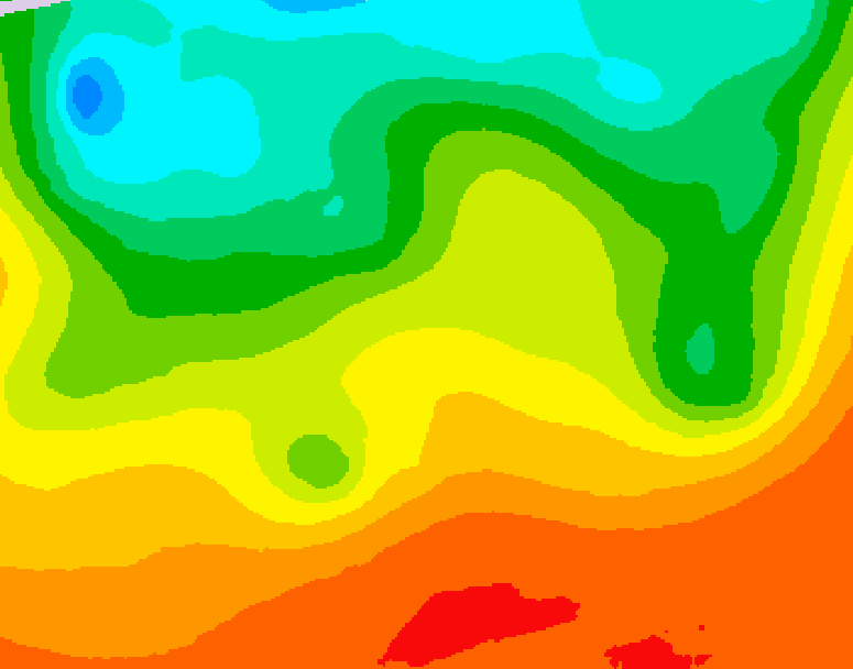 GDPS 500 millibar geopotential height 108 hour forecast chart for Canada based on 2026/08/27 0000Z data