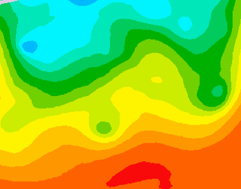 GDPS 500 millibar geopotential height 120 hour forecast chart for Canada based on 2026/08/27 0000Z data