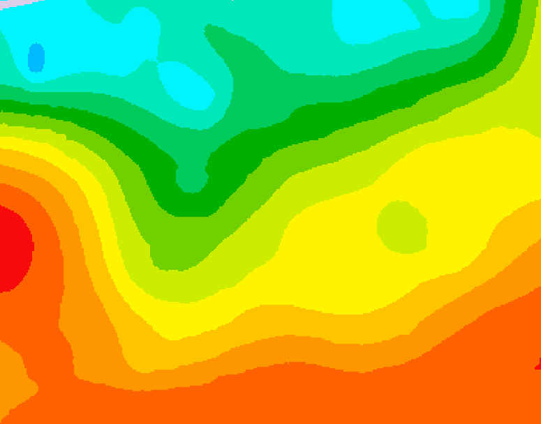 GDPS 500 millibar geopotential height 192 hour forecast chart for Canada based on 2026/08/27 0000Z data