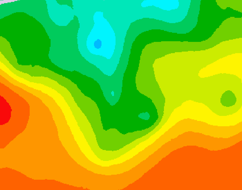 GDPS 500 millibar geopotential height 240 hour forecast chart for Canada based on 2026/08/27 0000Z data