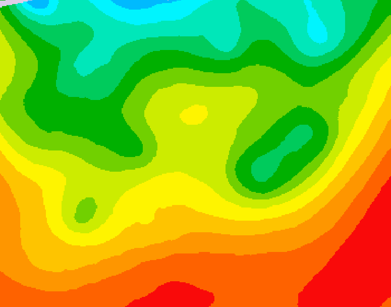 GDPS 500 millibar geopotential height 066 hour forecast chart for Canada based on 2026/08/27 1200Z data