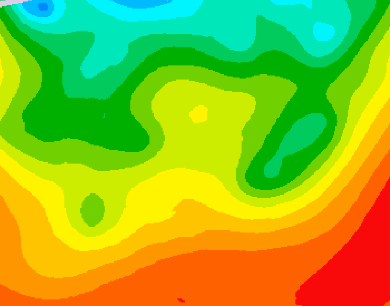 GDPS 500 millibar geopotential height 072 hour forecast chart for Canada based on 2026/08/27 1200Z data
