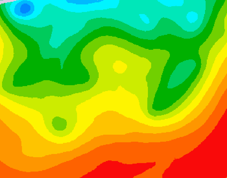 GDPS 500 millibar geopotential height 078 hour forecast chart for Canada based on 2026/08/27 1200Z data