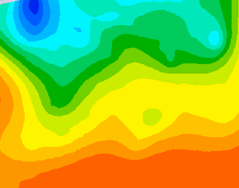 GDPS 500 millibar geopotential height 156 hour forecast chart for Canada based on 2026/08/27 1200Z data