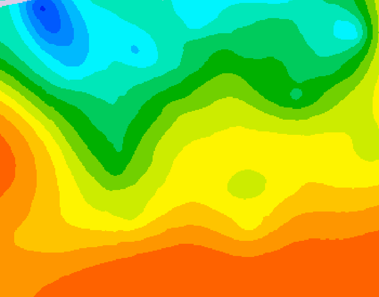GDPS 500 millibar geopotential height 168 hour forecast chart for Canada based on 2026/08/27 1200Z data