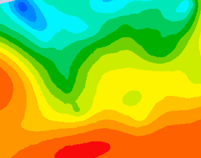 GDPS 500 millibar geopotential height 174 hour forecast chart for Canada based on 2026/08/27 1200Z data