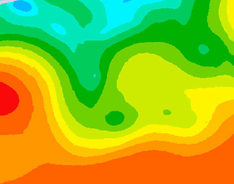 GDPS 500 millibar geopotential height 198 hour forecast chart for Canada based on 2026/08/27 1200Z data
