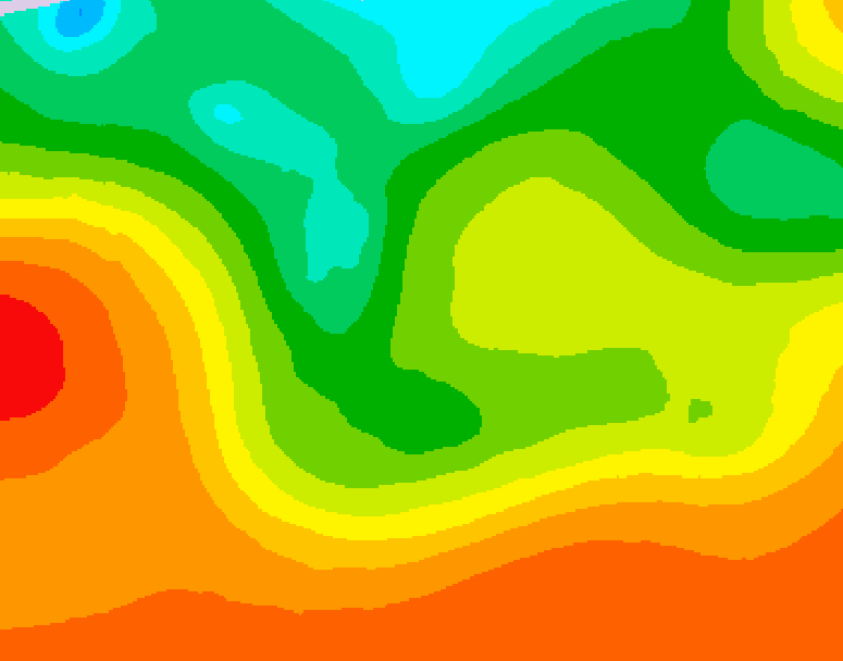 GDPS 500 millibar geopotential height 210 hour forecast chart for Canada based on 2026/08/27 1200Z data