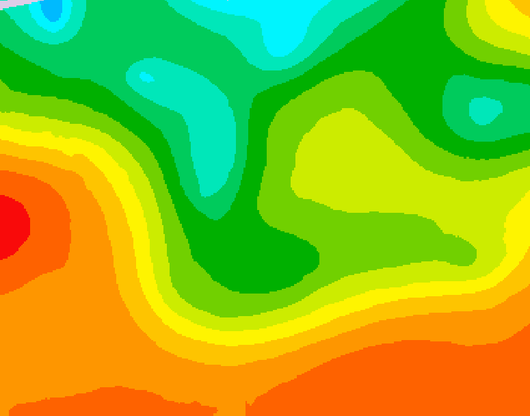 GDPS 500 millibar geopotential height 216 hour forecast chart for Canada based on 2026/08/27 1200Z data