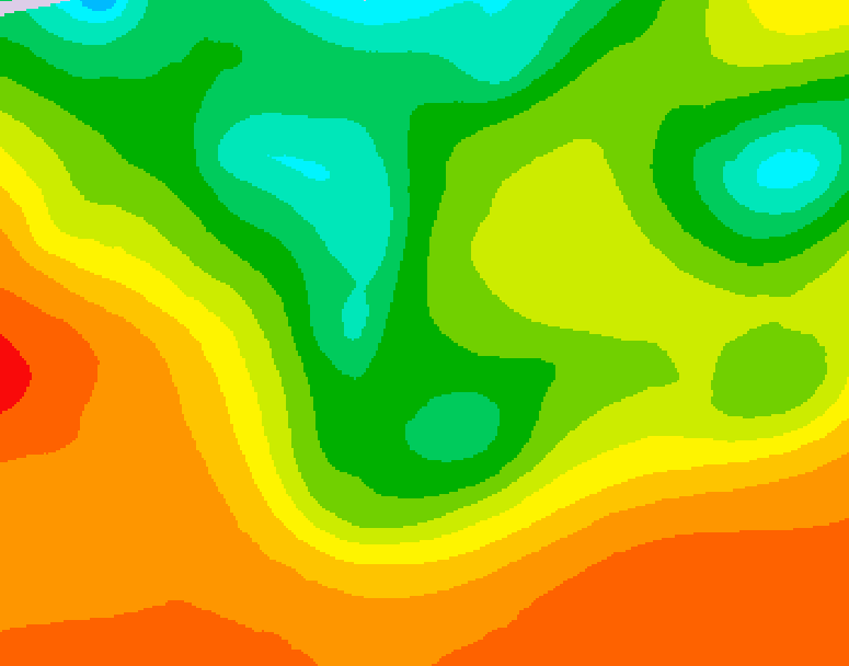 GDPS 500 millibar geopotential height 228 hour forecast chart for Canada based on 2026/08/27 1200Z data