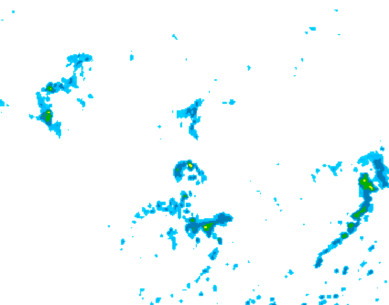 GDPS precipitation 216 hour forecast chart for Canada based on 2026/08/27 0000Z data
