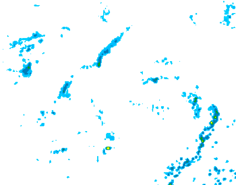 GDPS precipitation 042 hour forecast chart for Canada based on 2026/08/27 1200Z data