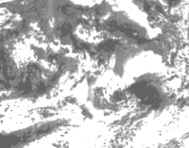 GDPS total cloud 168 hour forecast chart for Canada based on 2026/08/27 0000Z data