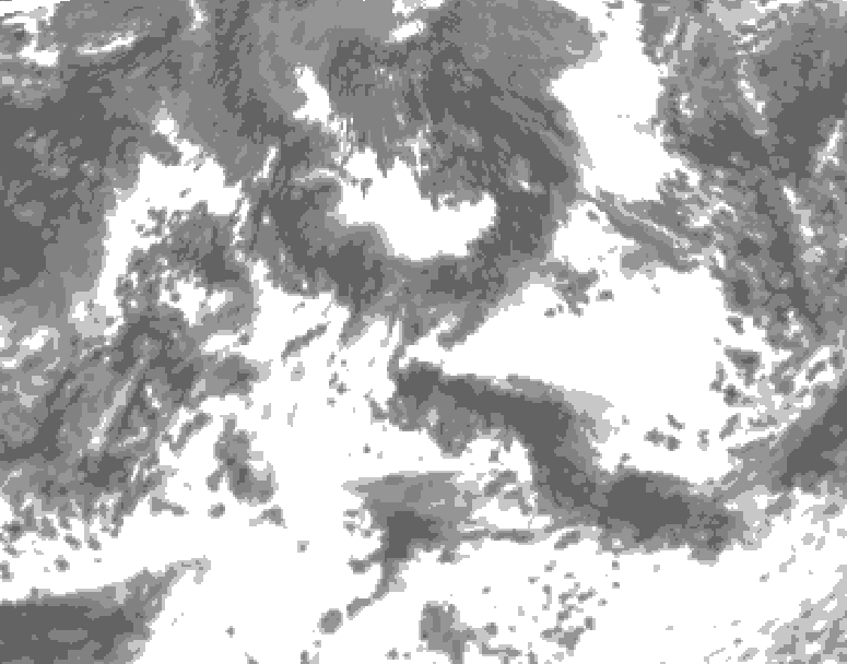 GDPS total cloud 138 hour forecast chart for Canada based on 2026/08/27 1200Z data