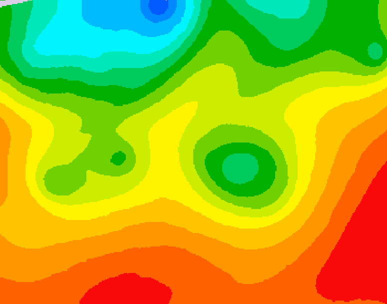 GDPS 500 millibar geopotential height 024 hour forecast chart for Canada based on 2026/08/28 0000Z data