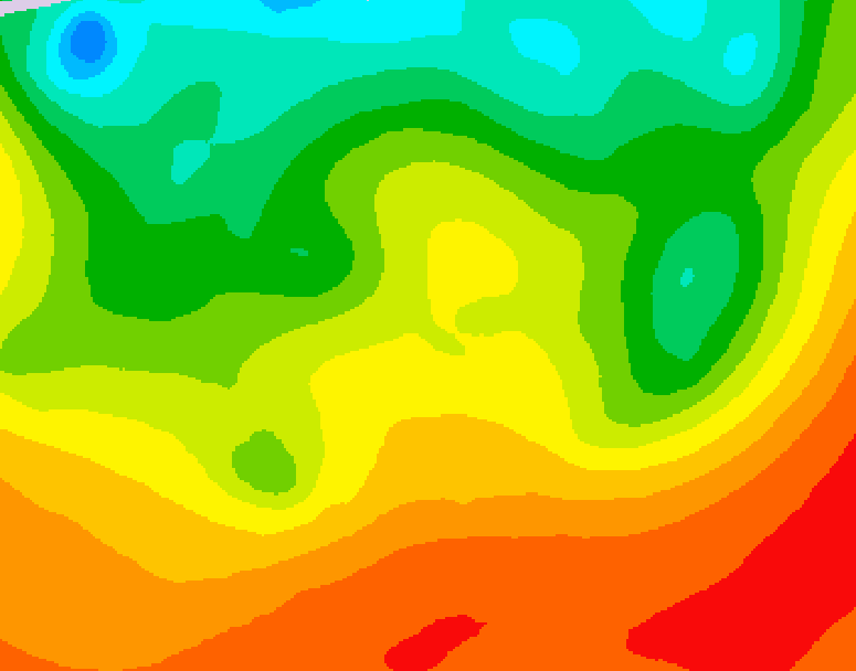 GDPS 500 millibar geopotential height 072 hour forecast chart for Canada based on 2026/08/28 0000Z data