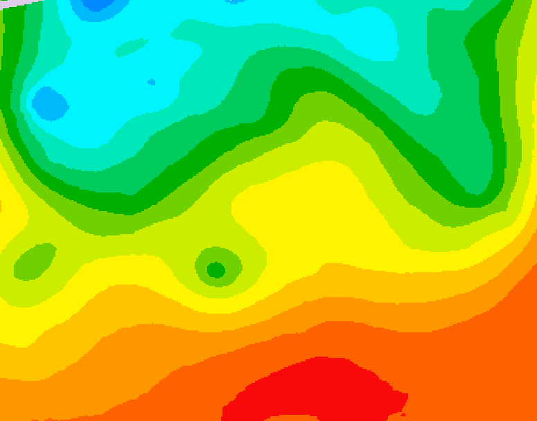GDPS 500 millibar geopotential height 096 hour forecast chart for Canada based on 2026/08/28 0000Z data