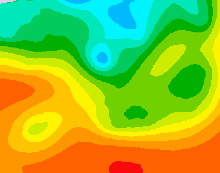 GDPS 500 millibar geopotential height 234 hour forecast chart for Canada based on 2026/08/28 0000Z data