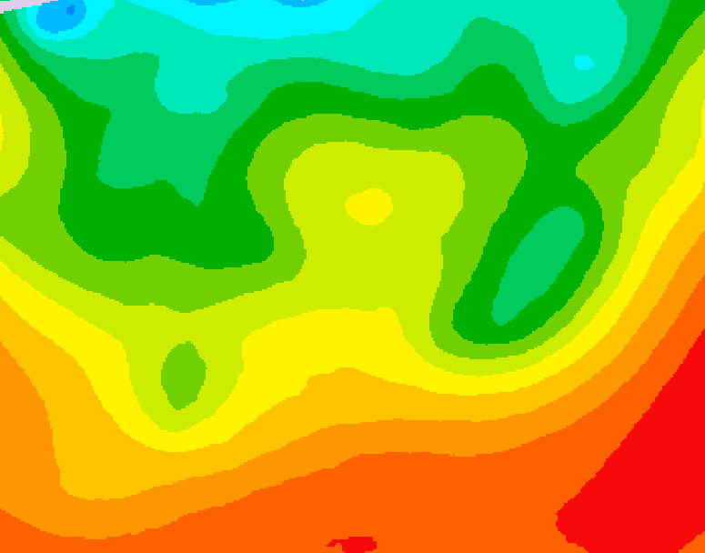 GDPS 500 millibar geopotential height 048 hour forecast chart for Canada based on 2026/08/28 1200Z data