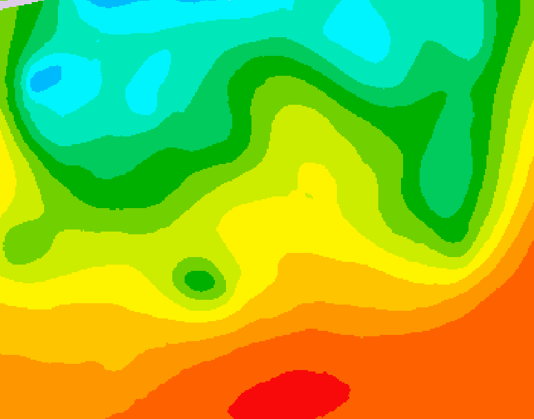 GDPS 500 millibar geopotential height 072 hour forecast chart for Canada based on 2026/08/28 1200Z data