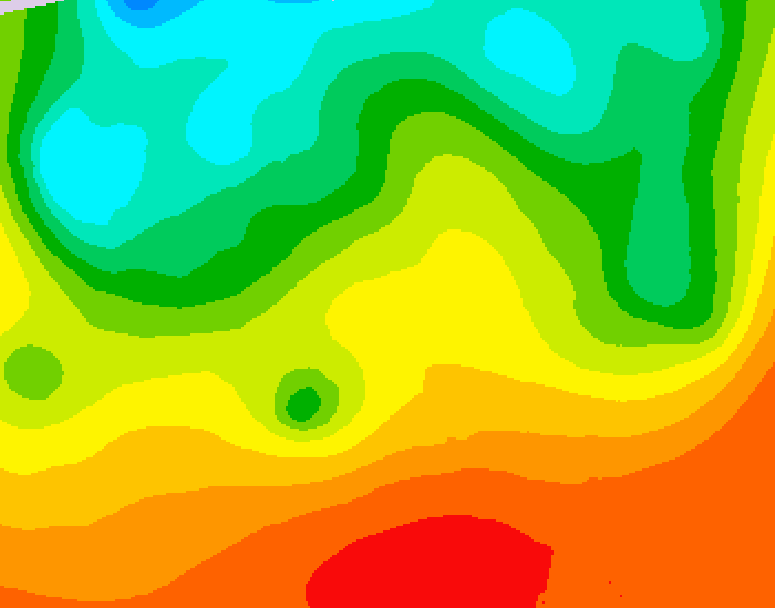 GDPS 500 millibar geopotential height 078 hour forecast chart for Canada based on 2026/08/28 1200Z data