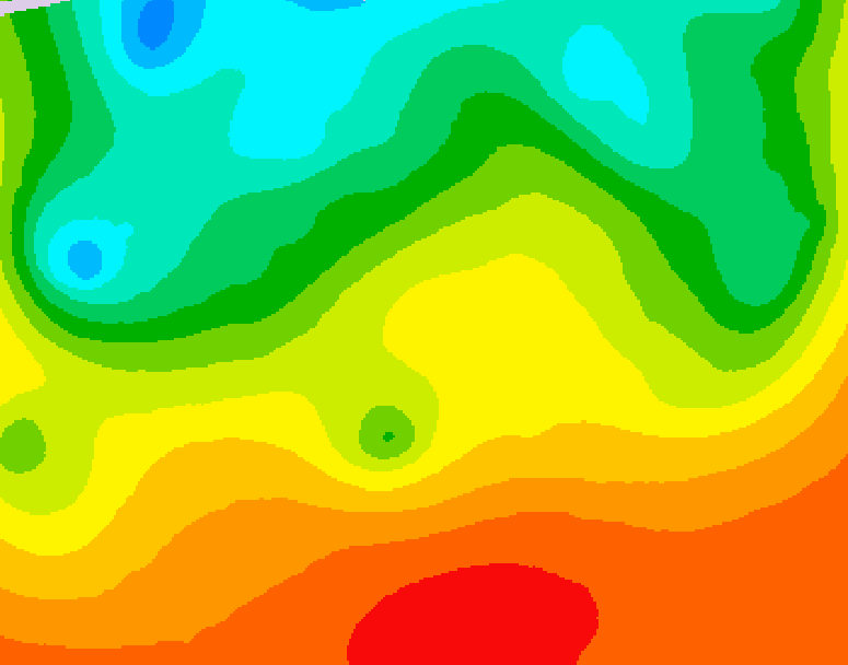 GDPS 500 millibar geopotential height 090 hour forecast chart for Canada based on 2026/08/28 1200Z data