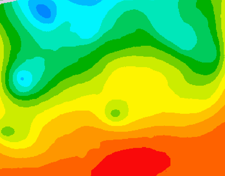 GDPS 500 millibar geopotential height 102 hour forecast chart for Canada based on 2026/08/28 1200Z data
