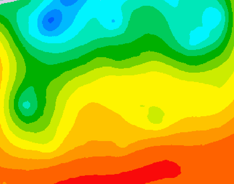 GDPS 500 millibar geopotential height 126 hour forecast chart for Canada based on 2026/08/28 1200Z data