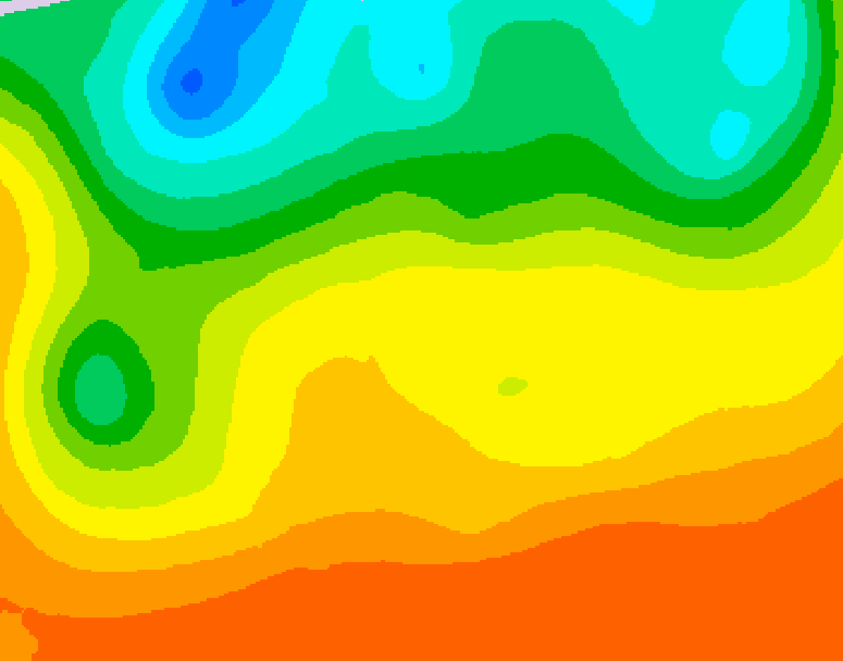 GDPS 500 millibar geopotential height 132 hour forecast chart for Canada based on 2026/08/28 1200Z data