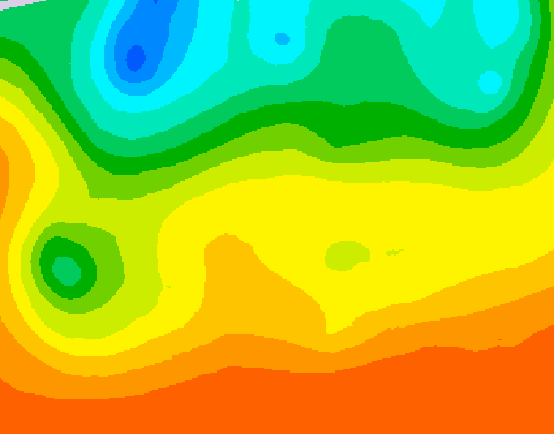 GDPS 500 millibar geopotential height 138 hour forecast chart for Canada based on 2026/08/28 1200Z data
