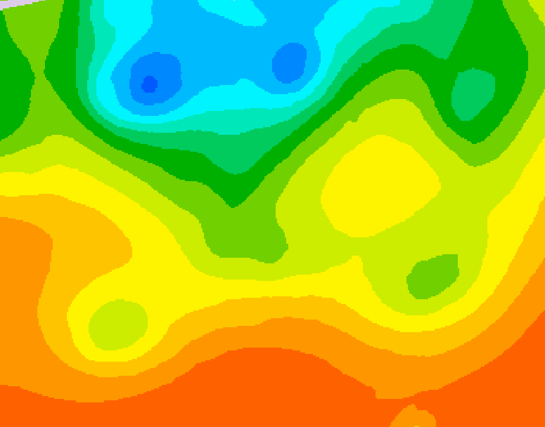 GDPS 500 millibar geopotential height 198 hour forecast chart for Canada based on 2026/08/28 1200Z data