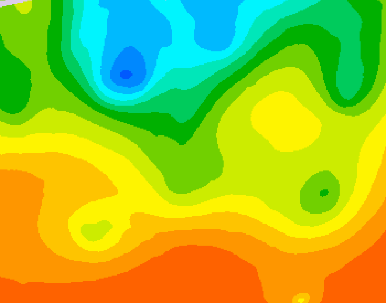 GDPS 500 millibar geopotential height 210 hour forecast chart for Canada based on 2026/08/28 1200Z data