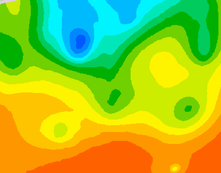 GDPS 500 millibar geopotential height 216 hour forecast chart for Canada based on 2026/08/28 1200Z data