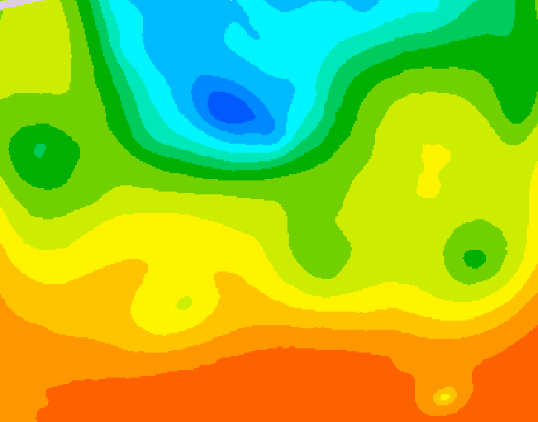 GDPS 500 millibar geopotential height 234 hour forecast chart for Canada based on 2026/08/28 1200Z data
