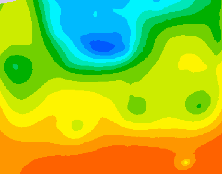 GDPS 500 millibar geopotential height 240 hour forecast chart for Canada based on 2026/08/28 1200Z data